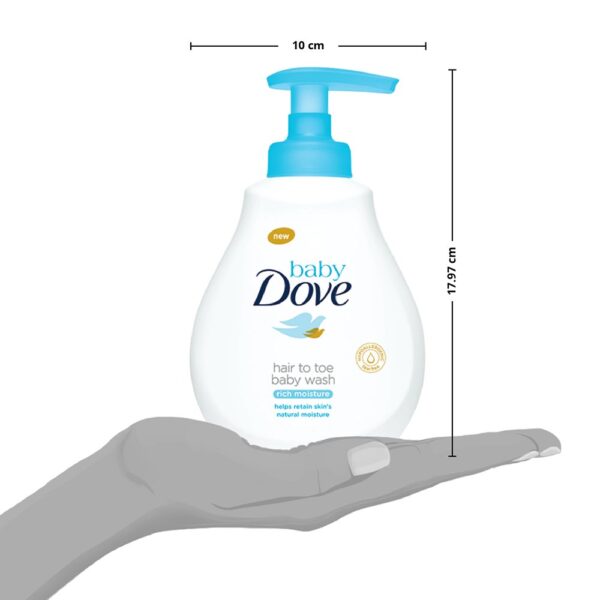 BABY DOVE BABY WASH 200ML - Image 4