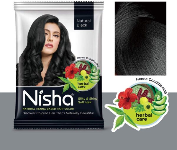Nisha Natural Black Hair Colour - Image 2