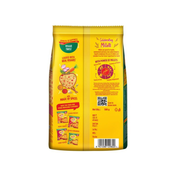 Saffola Masala Oats Veggie Twist 500g - Image 2