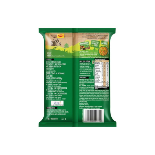MAGGI Nutri-Licious Veg Atta Masala Noodles-72.5g - Image 2