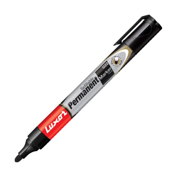 Luxor Permanent Marker Pen- Blue - Refillable - Image 2