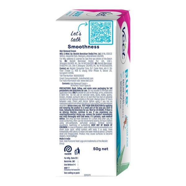 Veet Pure Hair Removal Cream for Women For Sensitive Skin - 30g - Image 2